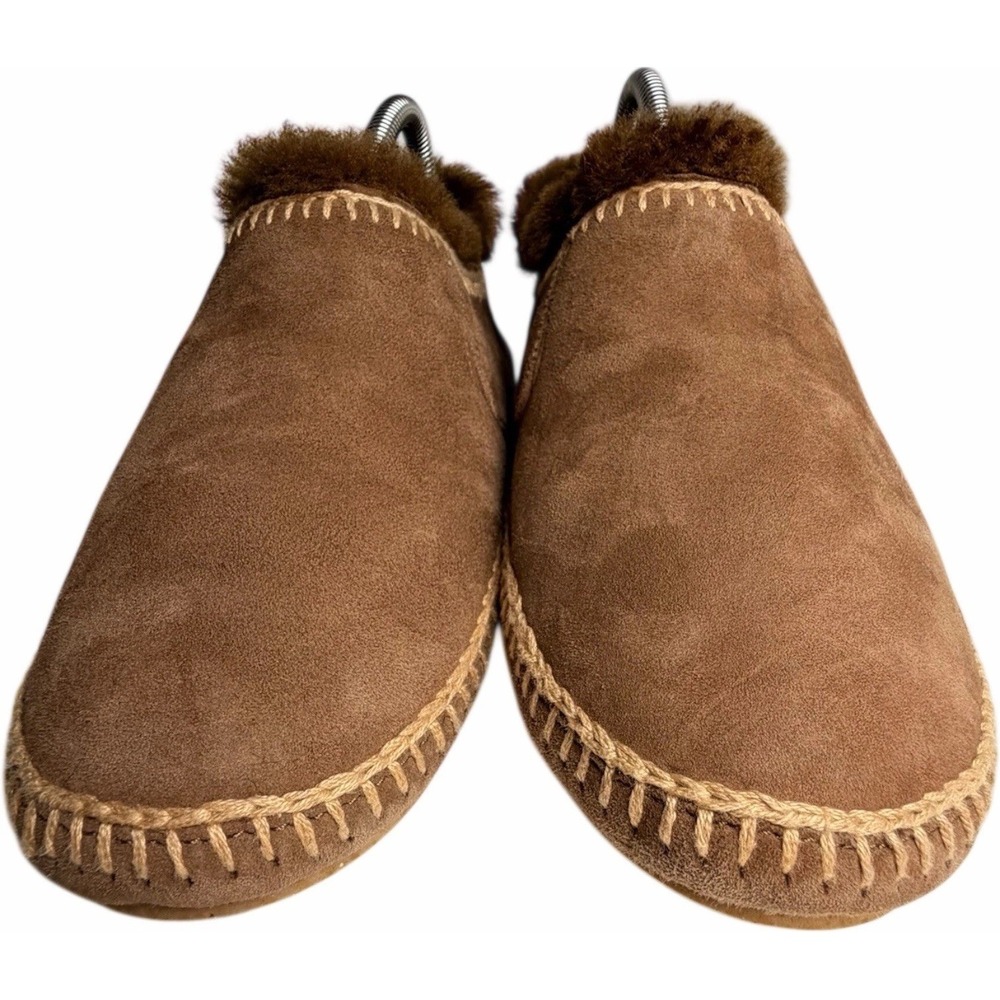 Laidback London Fuyu Shearling Suede Slippers EU 40 US 9.5 Handmade - Picture 4 of 12